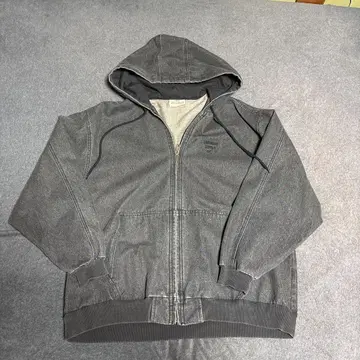 Attitude makes style 풀 집업 데님 후드티