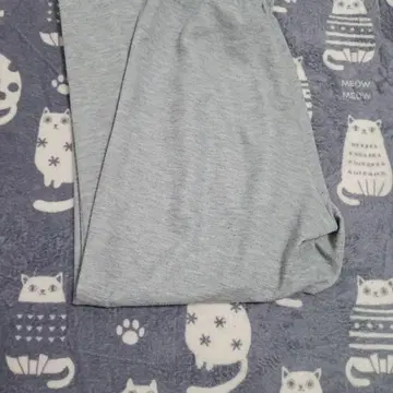 그레이 조거 팬츠 맨투맨 소재