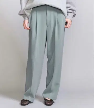 BEAUTY&YOUTH 턱 와이드 스트레이트 팬츠