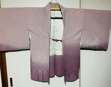 보라색 그라데이션 겉옷