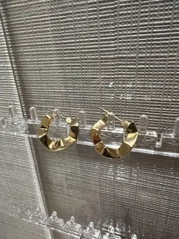 Jouete 골드 후프 귀걸이