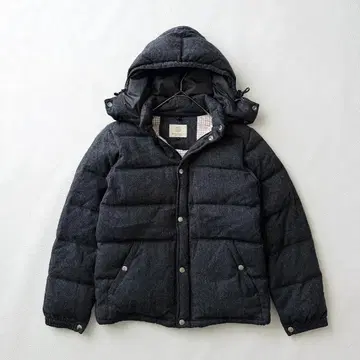 새상품급 뷰티앤유스 울 다운 자켓 그레이 M 사이즈 650