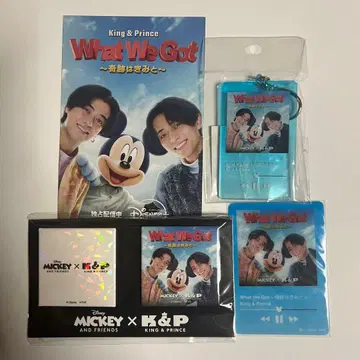 [ 미사용 새상품 ] MICKEY x King & Prince 킹프리