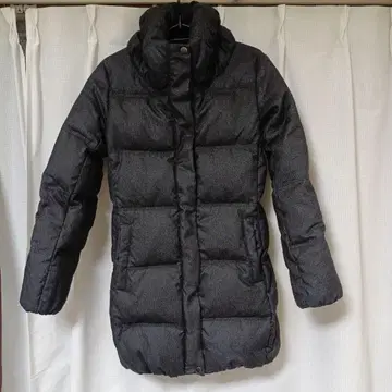 다크 그레이 다운 자켓 스탠드 카라