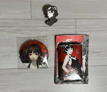 페르소나5 니지마 마코토 중국 캔뱃지 세트