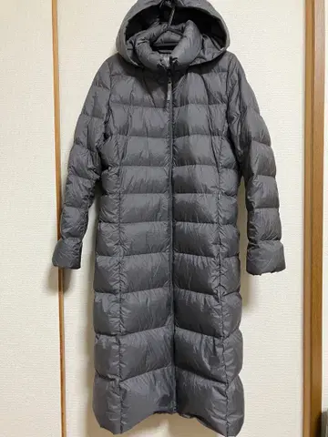 미사용 유니클로 벤치 코트 라이트 다운 라이트 그레이 M