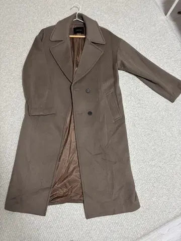 SIMPLICITE 브라운 롱 코트