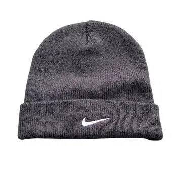 [ 00s ] NIKE 비니 니트 모자 vintage 자수 로고 Y2K