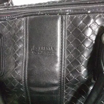 알리시아 블랙 가죽 핸드백