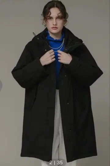 어반 리서치 아우터 후디드 충전솜 코트 2024 A/W