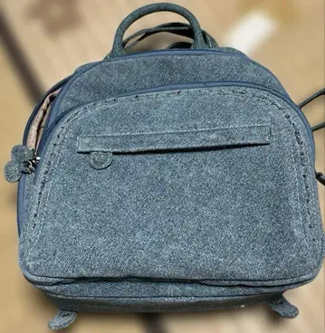 데님풍 그레이 백팩