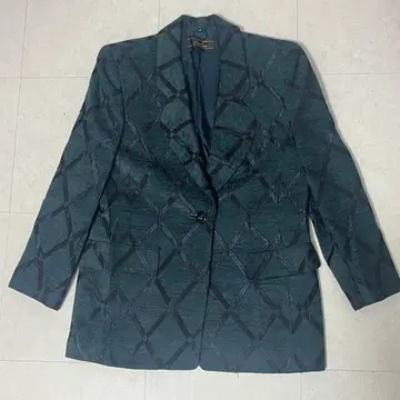 다크 그린 테일러드 자켓