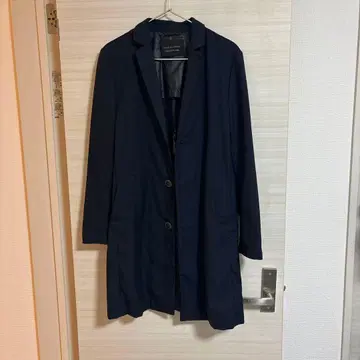 네이비 체스터 코트