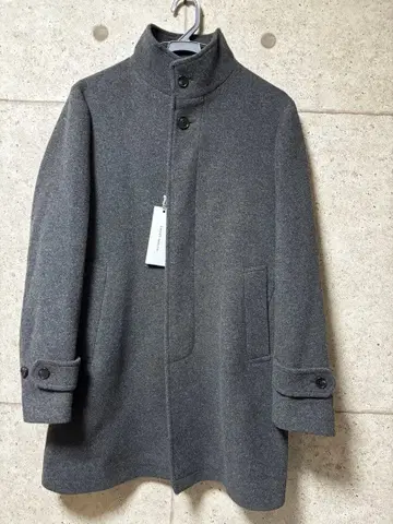 그레이 울 피 코트