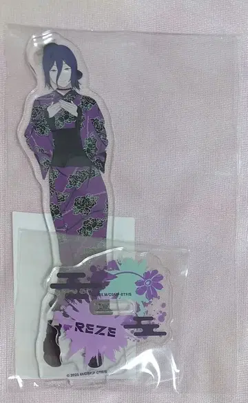 체인소 맨 레제 아크릴 스탠드 피규어 OMATSURI 가을 축제