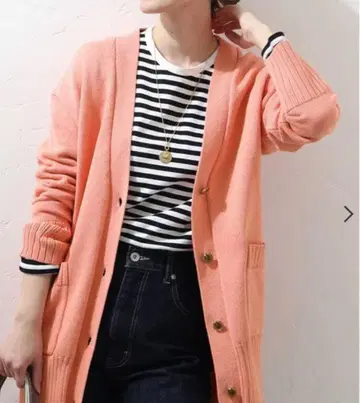 코튼 트위스트얀 가디건 핑크 FREE 저널 스탠다드