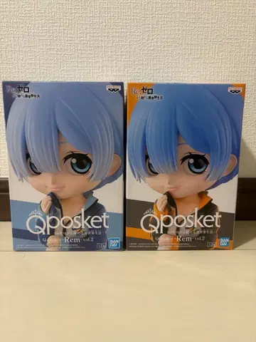 리제로 Qposket Rem 2체 세트