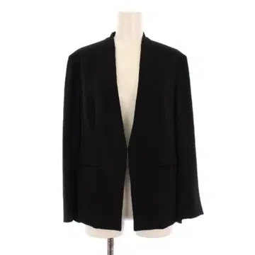 컨디션 최상 theory luxe 노카라 자켓 40 블랙 빅 사이즈