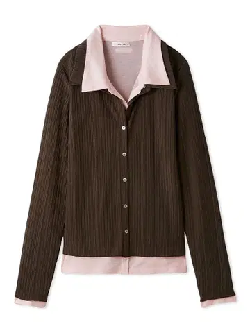 [ 미사용 새상품 ] FRAY I.D 레이어드 폴로 티셔츠