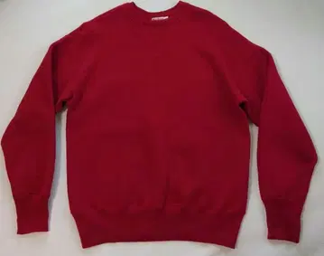 웨어하우스 앞V 통짜 맨투맨 40 크루넥 레드