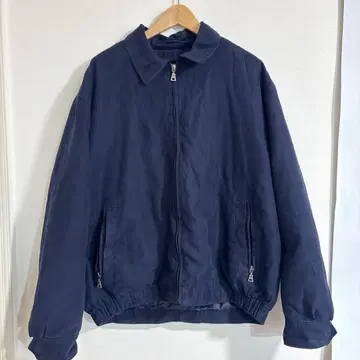 Jos. A. Bank 블루종 라이너 포함 네이비 페이크 스웨이드