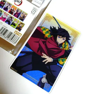 귀멸의 칼날 트레이딩 아크릴 카드 토미오카 기유