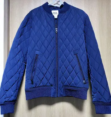 ZARA 네이비 퀼팅 자켓 M 사이즈 여성용 남성용도