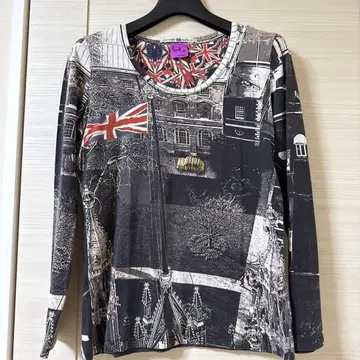 Paul Smith Carnaby 유니언 잭 긴팔 T셔츠