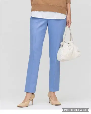 23구 울 삭소니 테이퍼드 팬츠 44