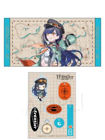 시라이시 안 세카라이 5th 포스터 타월 미니 캐릭터 아크릴 키링