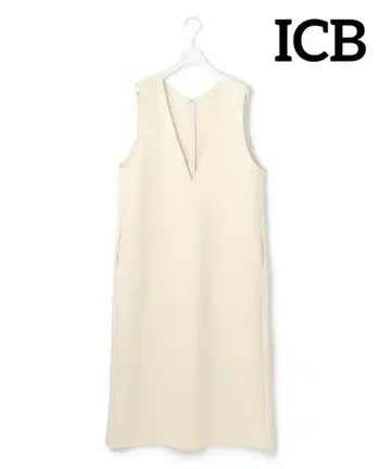 [새상품급] ICB TR 라이트 리버 V넥 오버롤 스커트 원피스