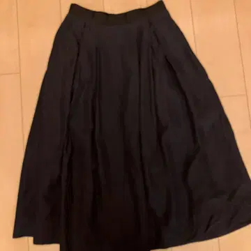 MARGARET HOWELL 네이비 플레어 스커트 I