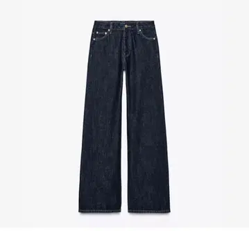 ZARA 미드 라이즈 와이드 데님