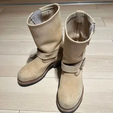 여성용 레드윙 8268 엔지니어 부츠 스웨이드 사이즈 5 23cm