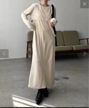 벨로아 아지메 레이어드 원피스 프리 사이즈