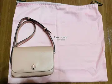 케이트 스페이드 핑크 베이지 숄더백 수납 가방 포함