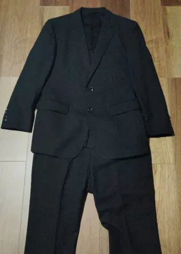 블랙 비즈니스 정장 상하의 세트