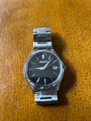 SEIKO 손목시계 SBPX147 블랙