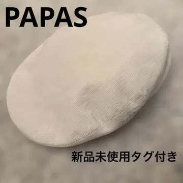 파파스 파파스 헌팅 모자 남성용 모자 화이트 계열 미사용 새상품