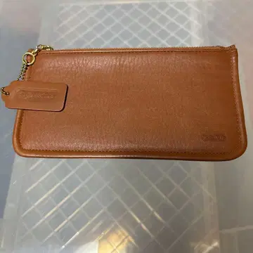 가죽 브라운 파우치