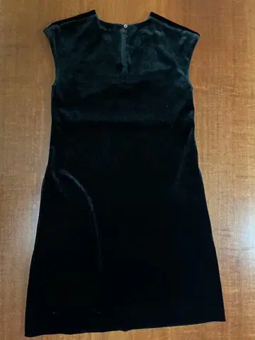 블랙 벨로아 원피스