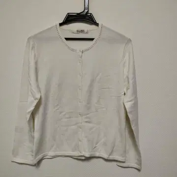 Merry Shells 화이트 가디건 긴팔