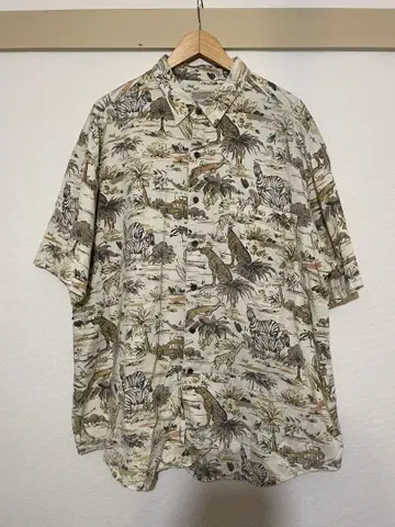 banana republic 애니멀 셔츠 XL