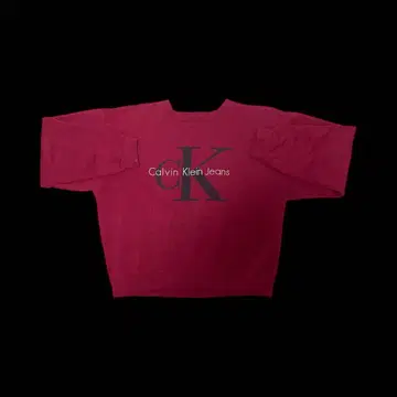 Calvin Klein Jeans 빨간색 로고 티셔츠