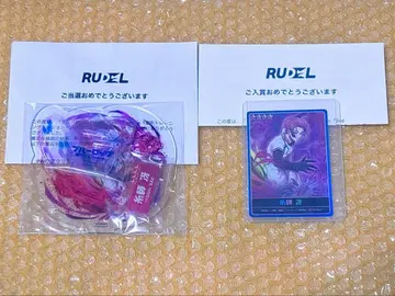 블루 록 PWC 이토시 사에 아크릴 스탠드 트레이딩 카드 세트