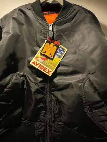 AVIREX MA-1 플라이트 자켓 블랙