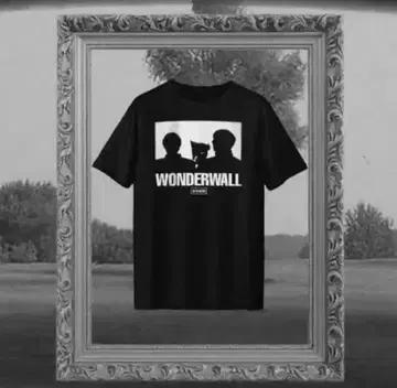 Oasis Wonderwall Silhouette T셔츠 한정판