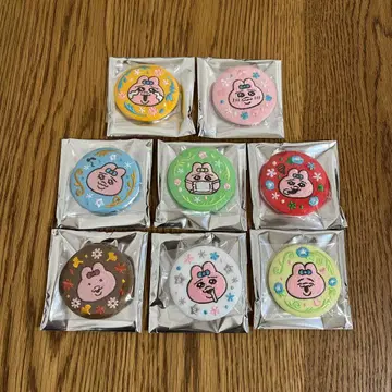 빤쮸토끼 자수 캔뱃지 컬렉션 세트입니다