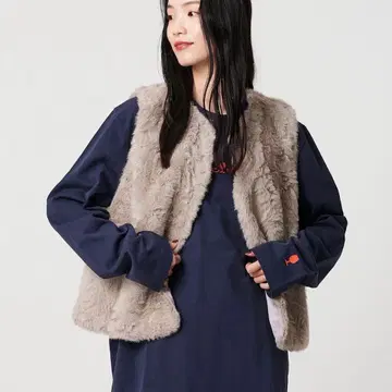 BEAUTY&YOUTH UNITED ARROWS 인조 모피 베스트