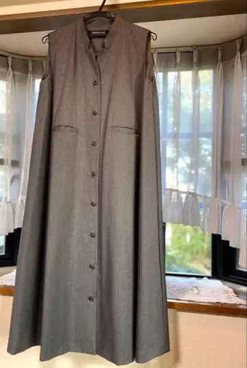 미사용 새상품 미즈이로 인드 mizuiroind 그레이 롱베스트